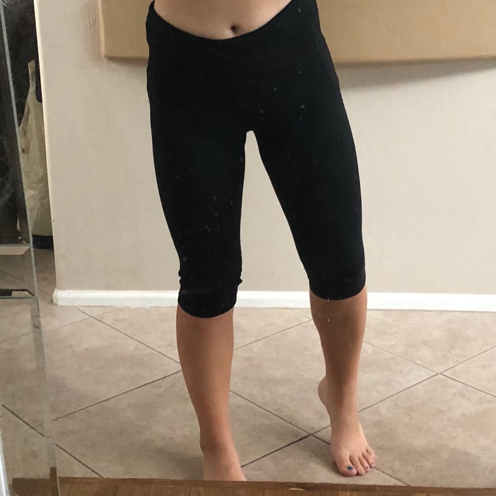Champion black cropped leggings